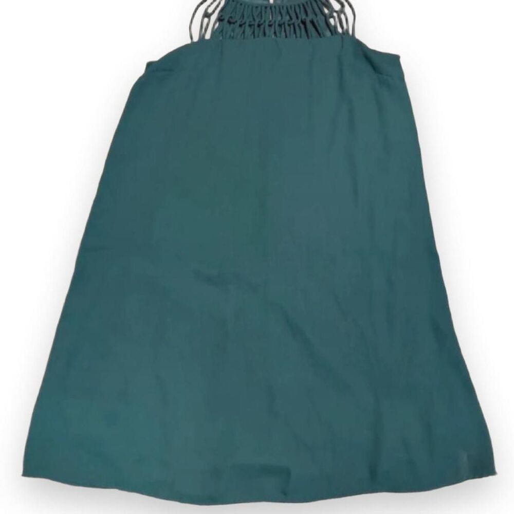 Maurices Forest Green Tie Halter Neck Dress XS